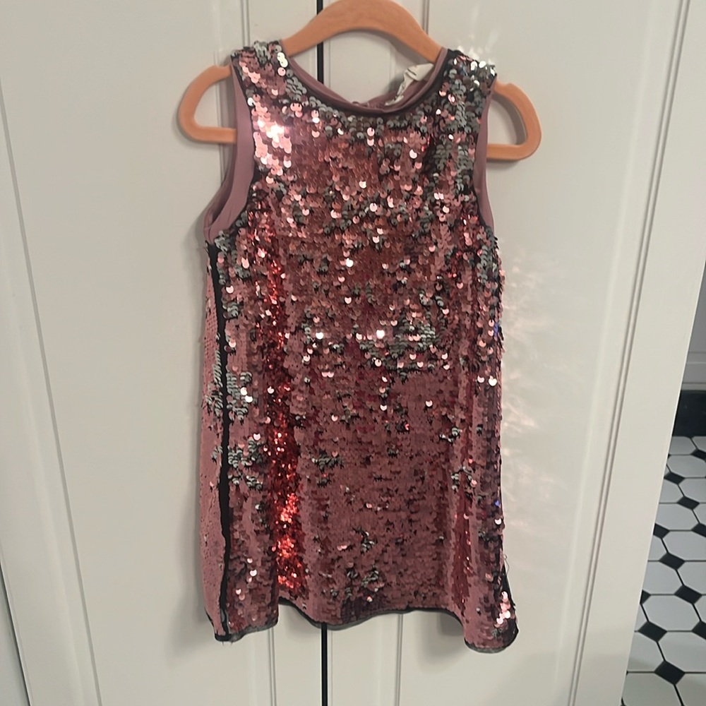 Girls sequin dress.